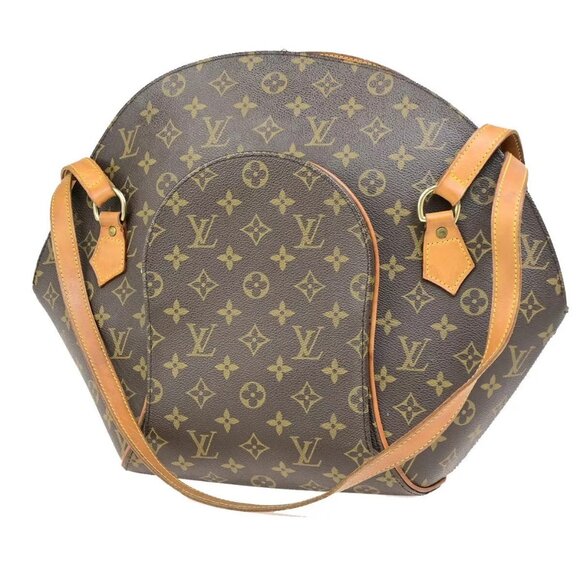 Auth LOUIS VUITTON Ellipse Shopping Shoulder Bag Monogram Leather BN - Picture 1 of 16